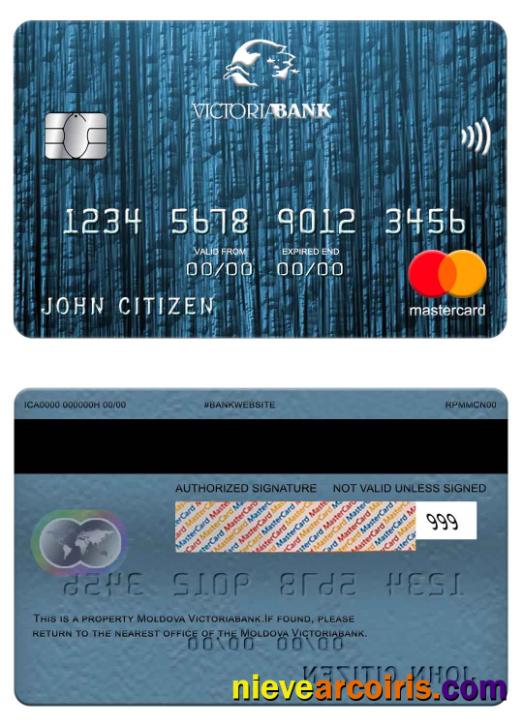 Moldova Victoriabank mastercard